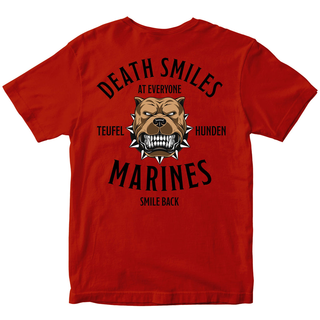 Death Smiles, Marines Smile Back T-Shirt