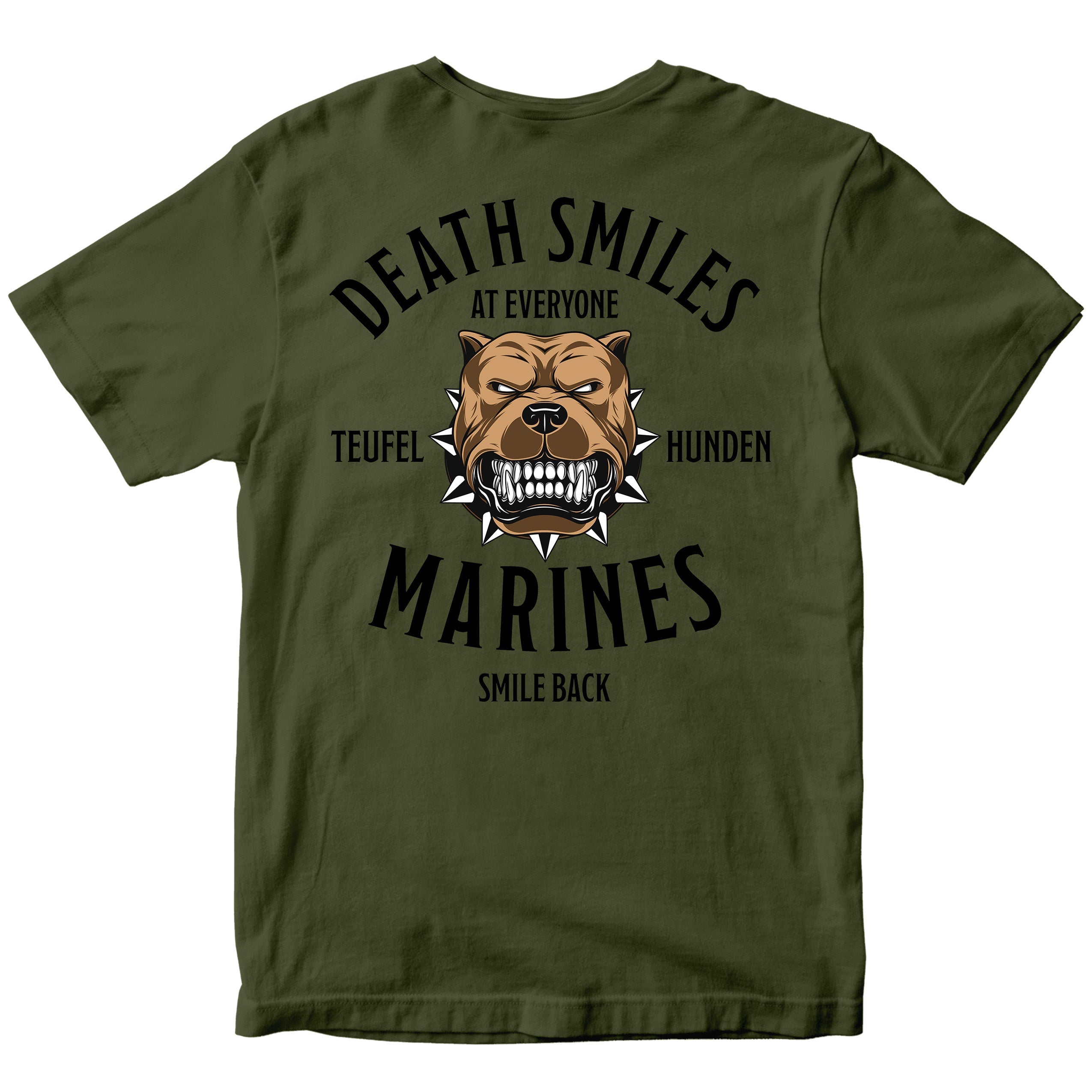Death Smiles, Marines Smile Back T-Shirt