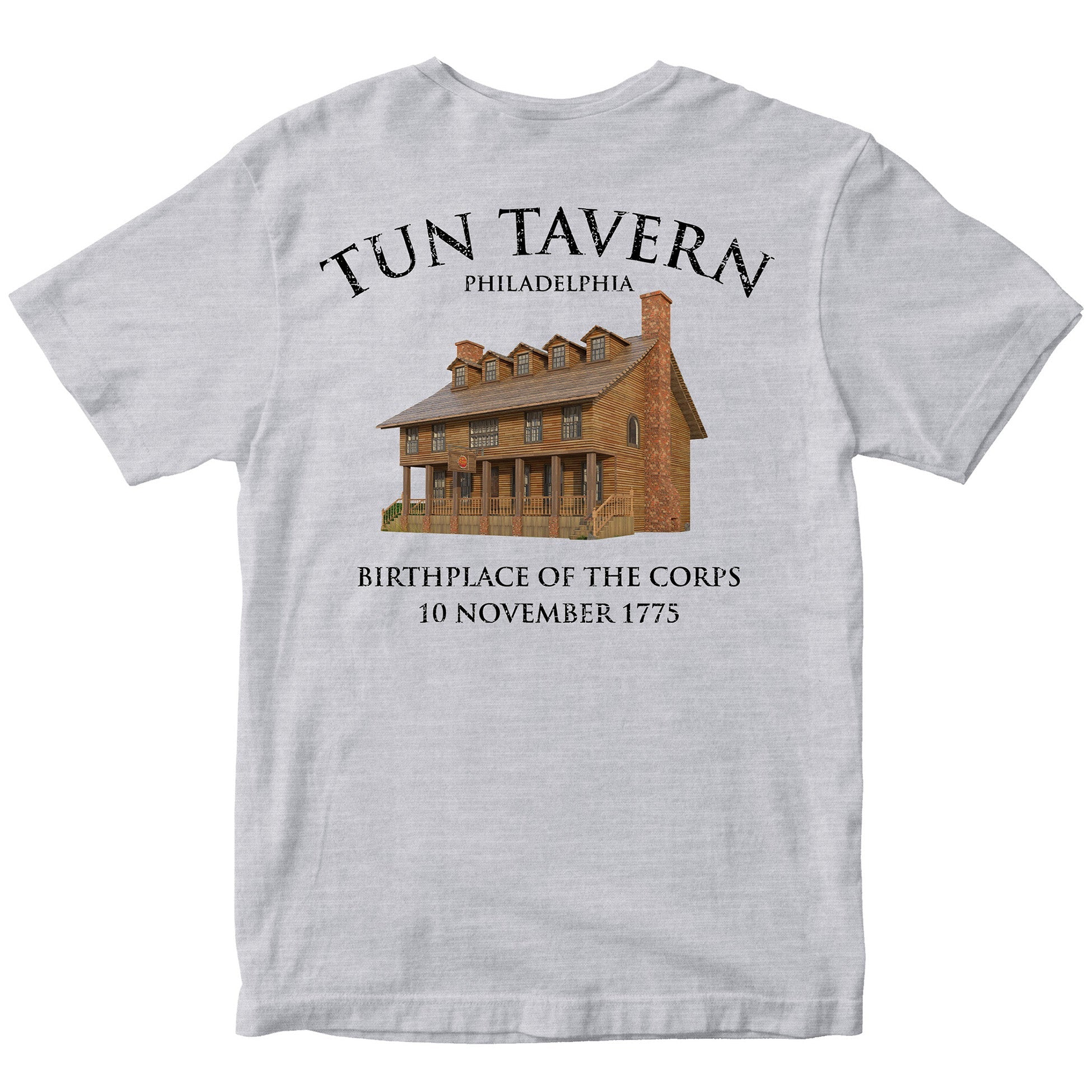 USMC Tun Tavern Born in a Bar T-shirt