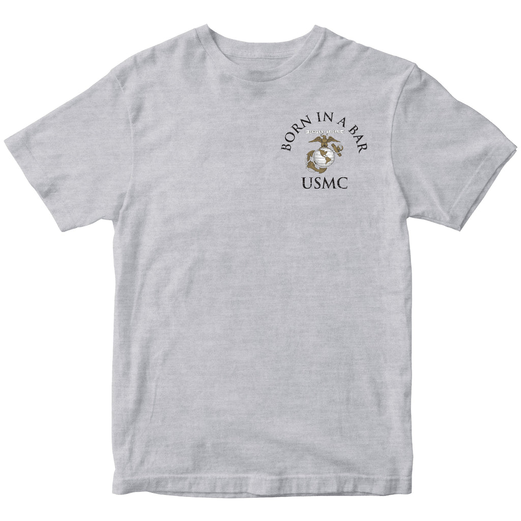 USMC Tun Tavern Born in a Bar T-shirt