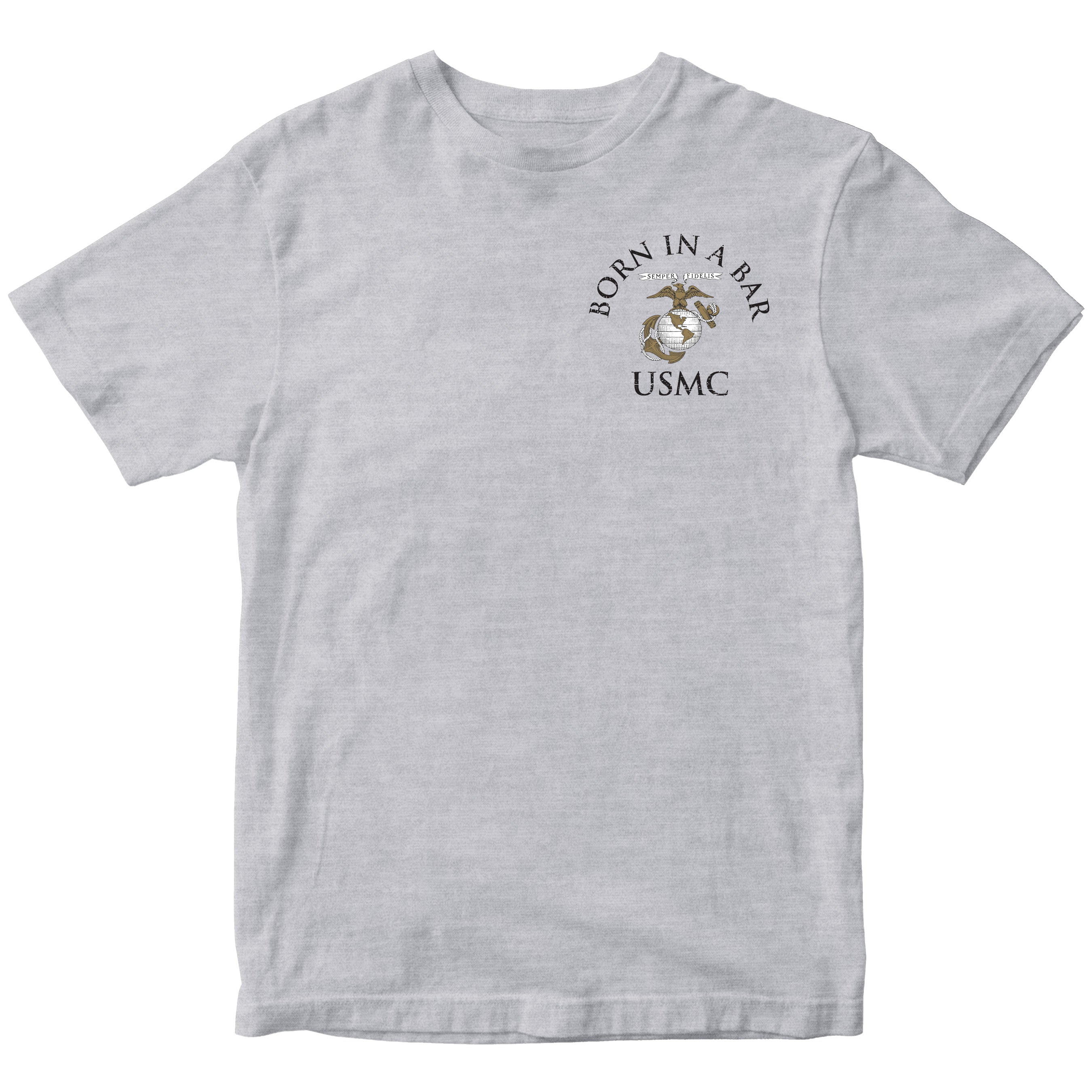 USMC Tun Tavern Born in a Bar T-shirt