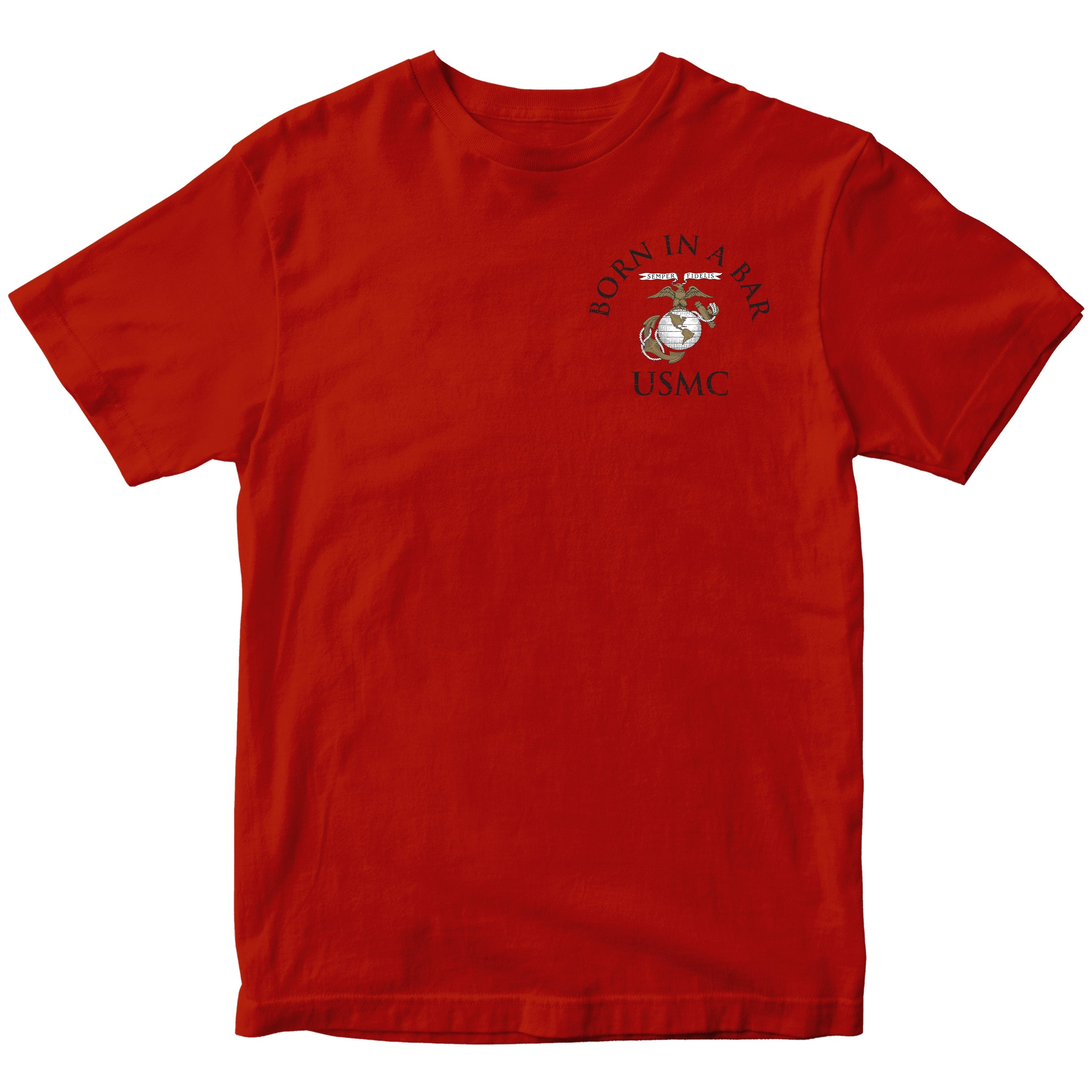 USMC Tun Tavern Born in a Bar T-shirt
