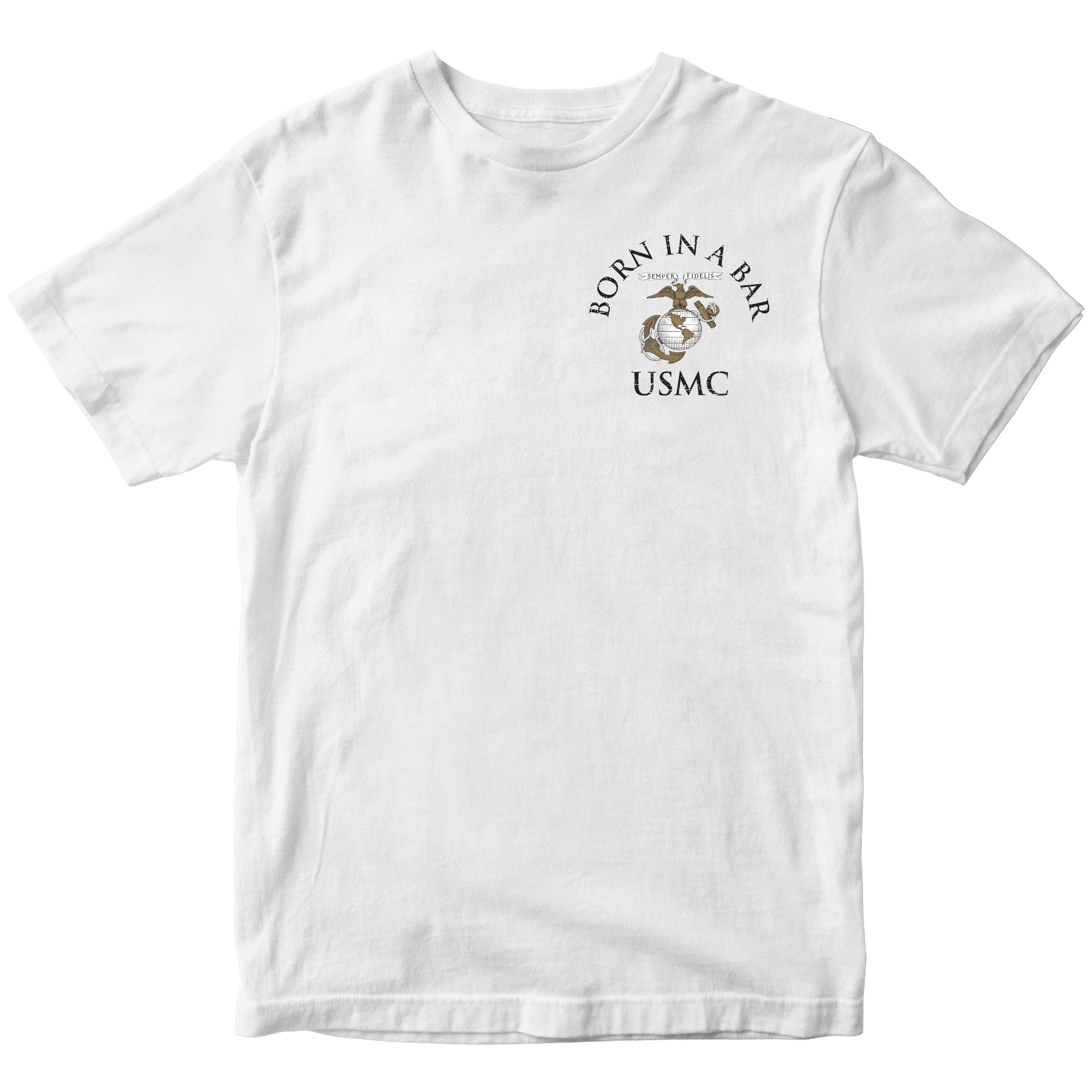USMC Tun Tavern Born in a Bar T-shirt