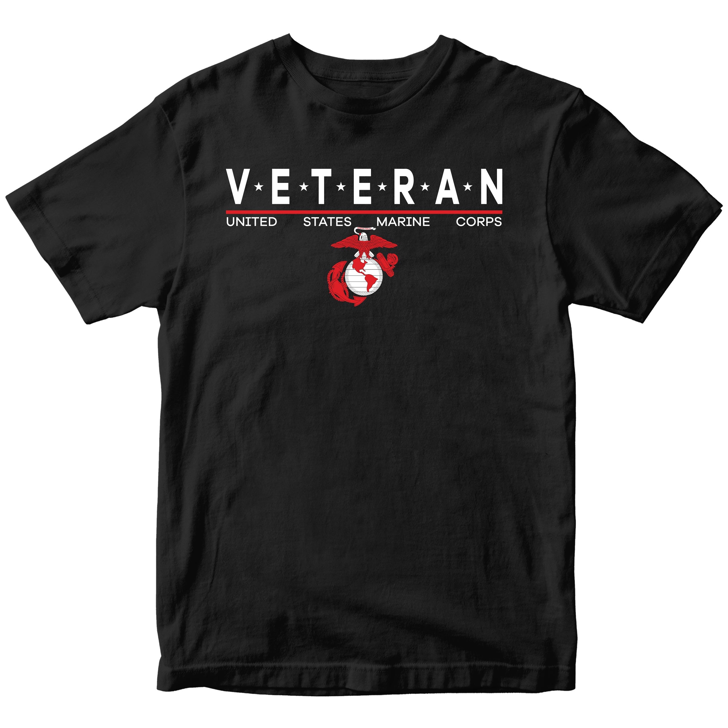 United States Marine Corps Veteran Star T-Shirt
