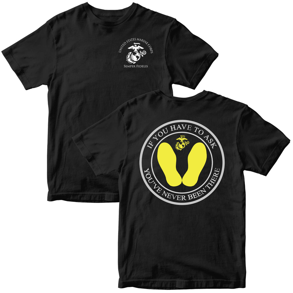 U.S. Marine Corps Yellow Footprints T-Shirt