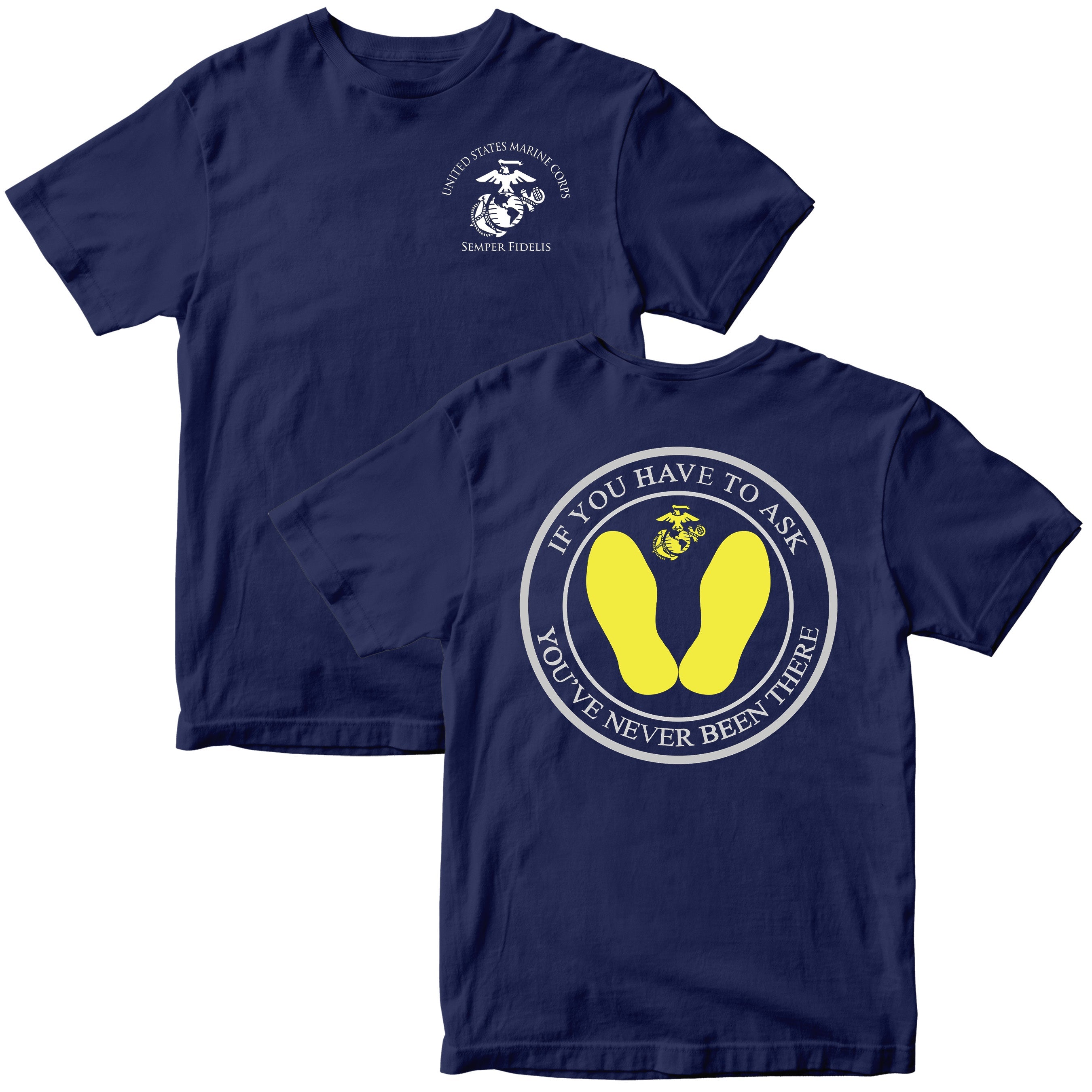 U.S. Marine Corps Yellow Footprints T-Shirt
