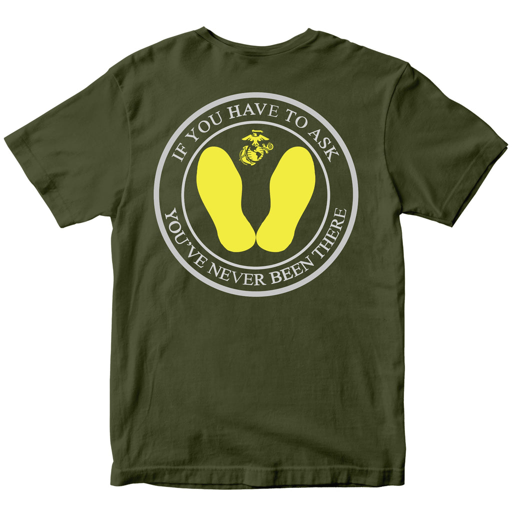 U.S. Marine Corps Yellow Footprints T-Shirt
