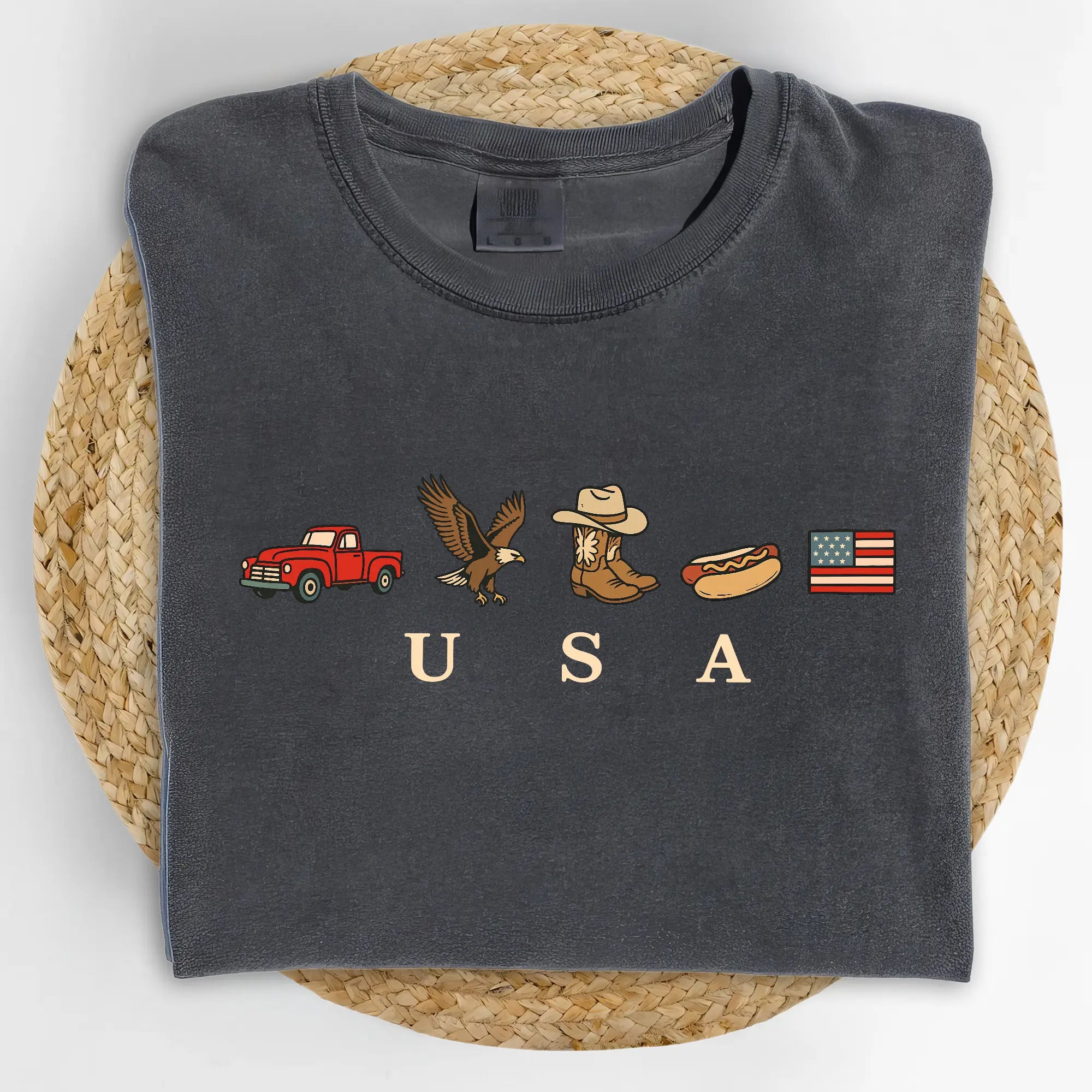 USA Icons Graphic T-shirt