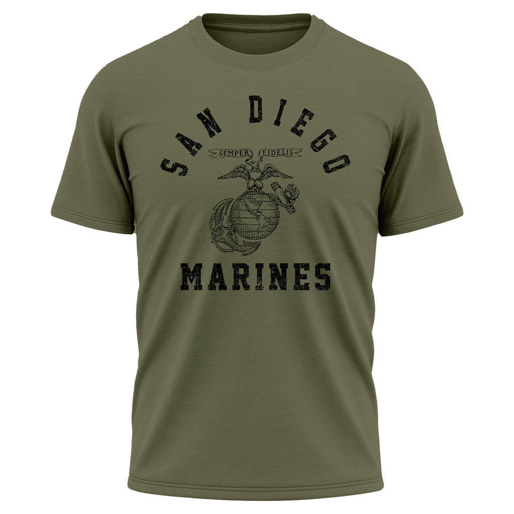 USMC Old School San Diego Training Performance T-shirt