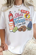 She's From Texas I Can Tell Shirt