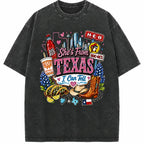 Vintage She's From Texas I Can Tell Big Red Shirt
