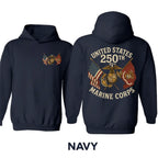 250th Anniversary Patriotic T-Shirt & Hoodie – 1775–2025 Vintage Eagle Graphic