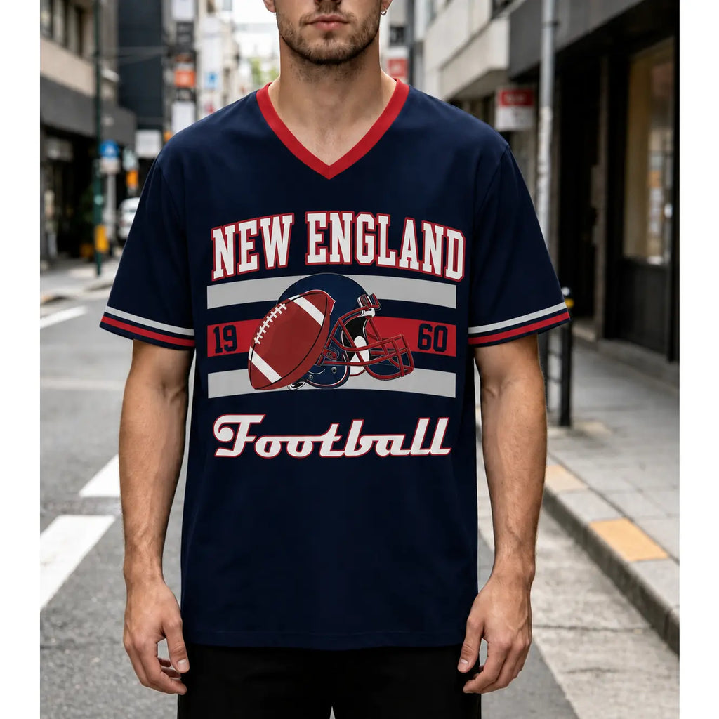Football Classic V-Neck Fan Jersey