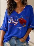 Women's Rugby Lovers Print Shirt