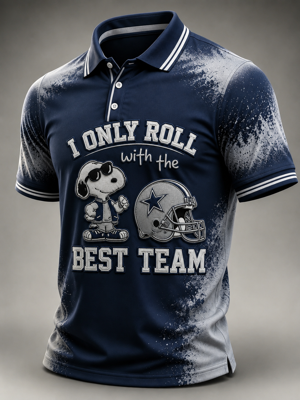 Men's Football Short-Sleeve Polo Shirt