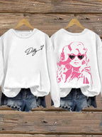 Women'S Commemorative Printed Round Neck Sports Shirt