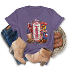 Texas Icons Tee: She's From I Can Tell Pink Glam State Pride