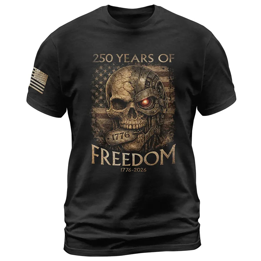 USA 250th Anniversary 250 Years Shirt 1776-2026 Mental Strength Freedo
