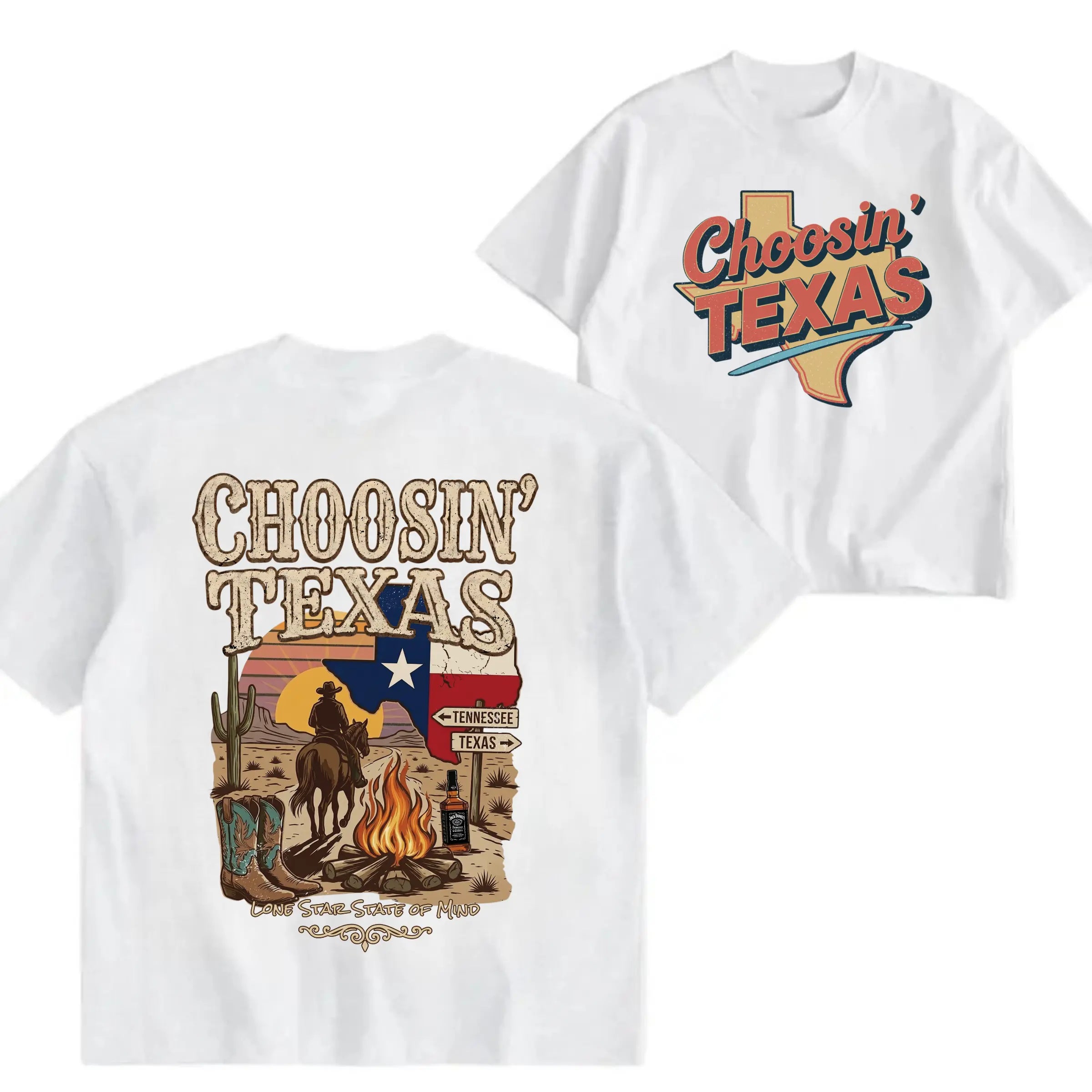 Ella Choosin' Texas T-Shirt, Lone Star State of Mind Tee