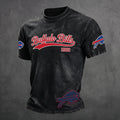 Buffalo Football-Inspired Graphic Men's Premium Comfort Fit Tee – Classic Short Sleeve Apparel