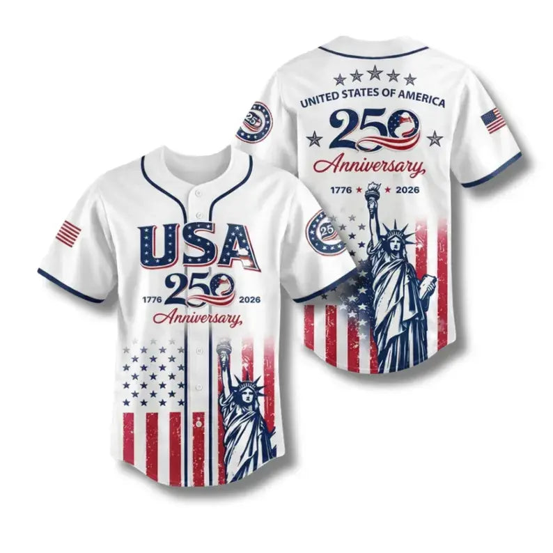 USA 250th Anniversary Baseball Jersey