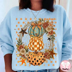 Coquette Pumpkin Fall Sweatshirt