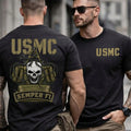 USMC Semper Fi Skull Shirt