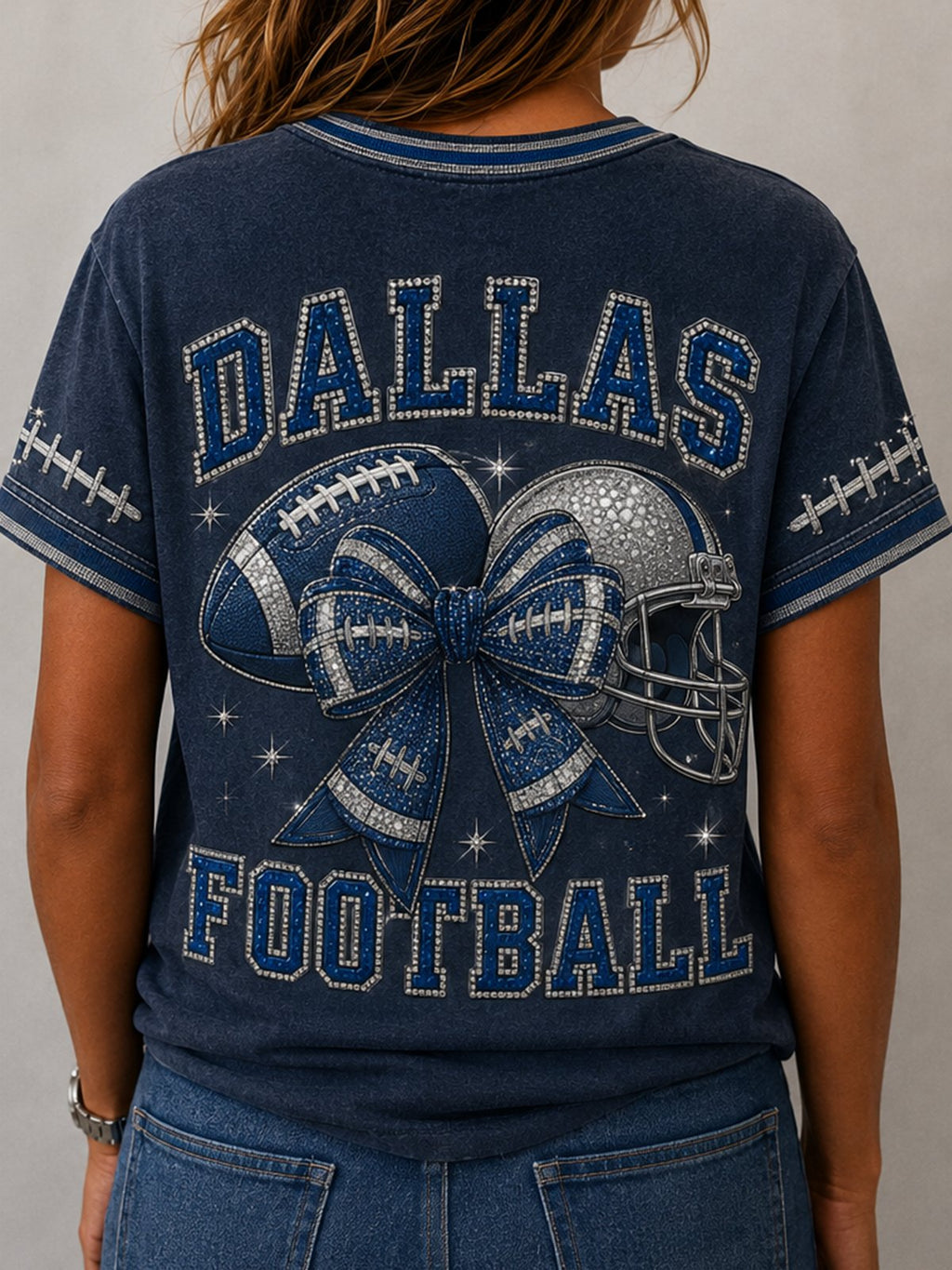 Women's Football Print T-shirt