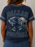 Women's Football Print T-shirt