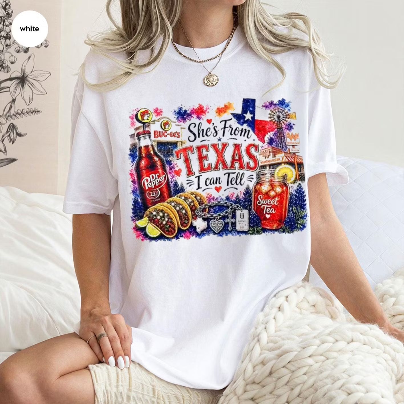 Shes from Texas I Can Tell Lyric Unisex T-shirt