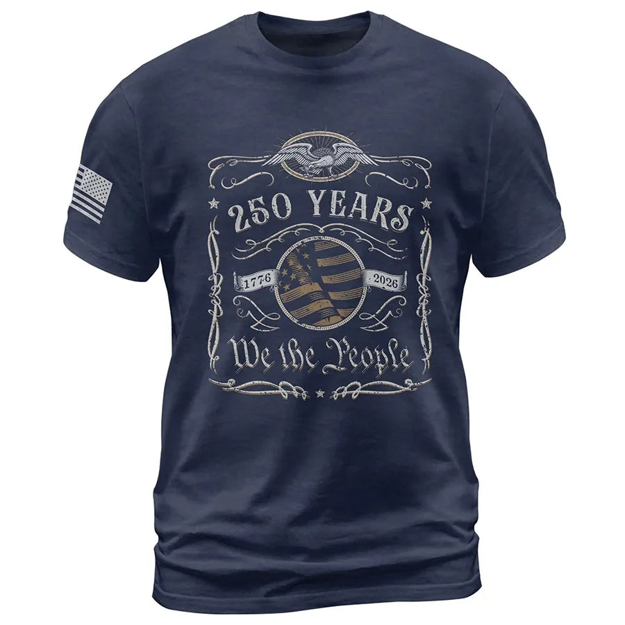 250 Years American Heritage Shirt – Vintage USA Independence Tee 1776
