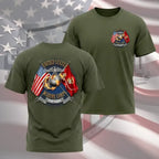 United States Marine Corps 250 Years Anniversary Shirt, USMC Patriotic Eagle Globe Anchor Graphic Tee