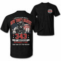 25th Anniversary Firefighter Tribute T Shirt