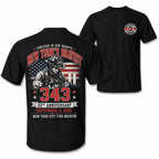 25th Anniversary Firefighter Tribute T Shirt