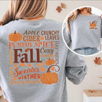 Fall Vibes Pumpkin Sweatshirt