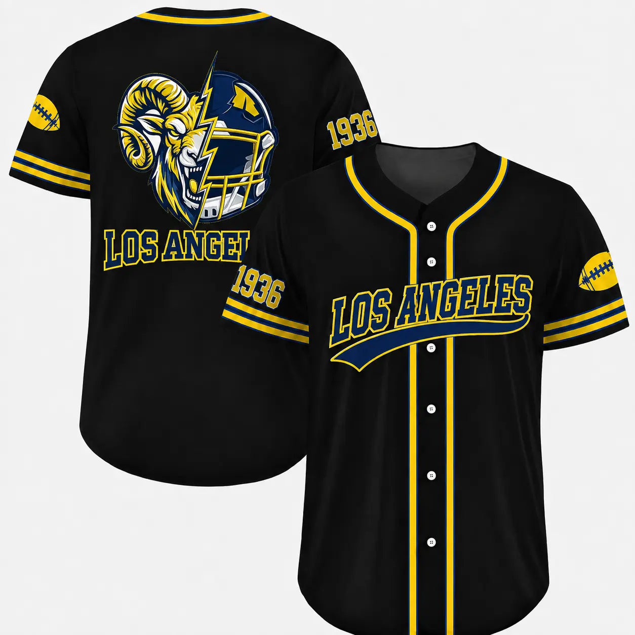 Football Team Baseball Jersey, Game Day Shirt for Football Lover