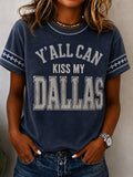 Women's Football Print T-shirt