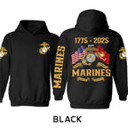 Marine Corps Veteran Hoodie, Marine Brotherhood “Semper Fidelis” Hoodie