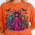 Leopard Ghost Halloween Shirt