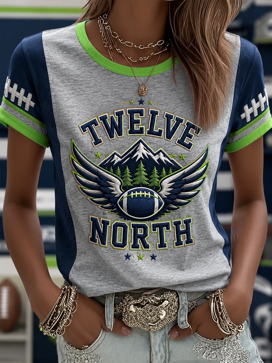 Women's Rugby Lovers Printed T-shirt