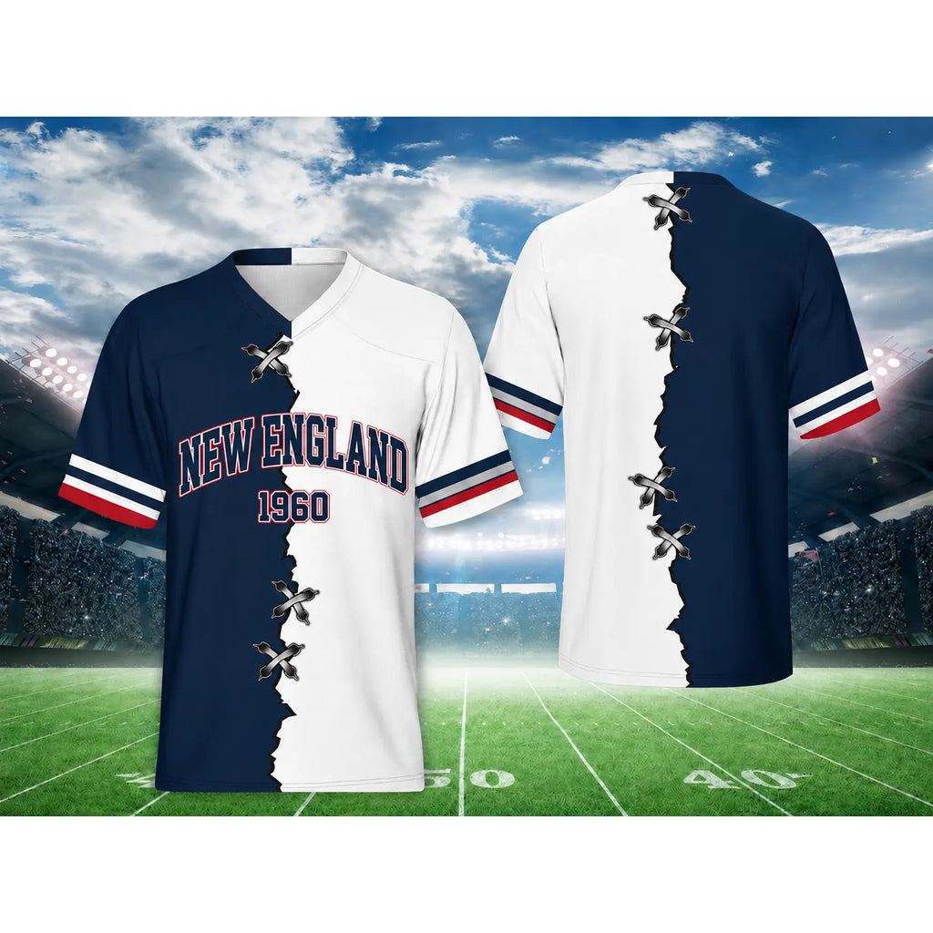 Unisex Football Team Fans V-Neck Quick-Drying Shirt