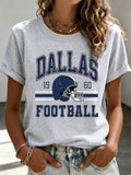 Women's Football Print T-shirt