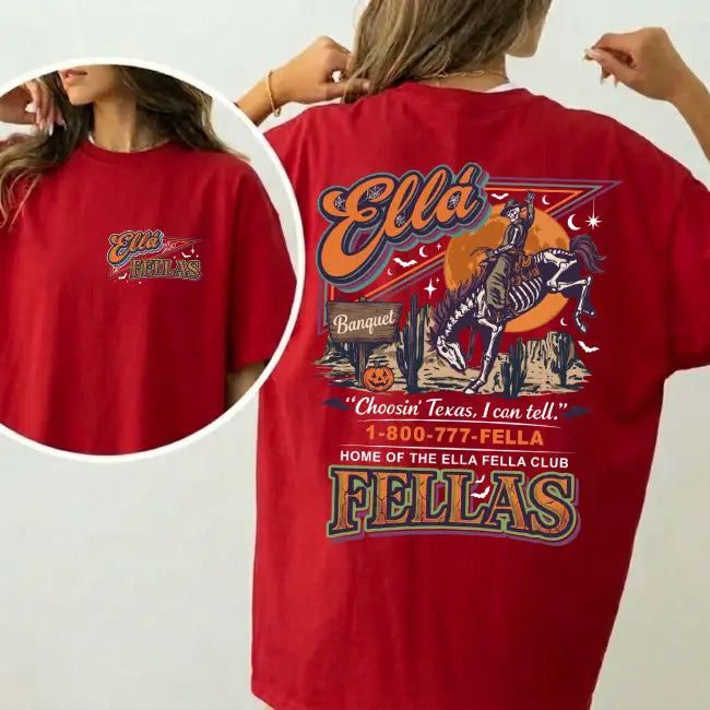 Retro 1-800-777-FELLA - Halloween Tee