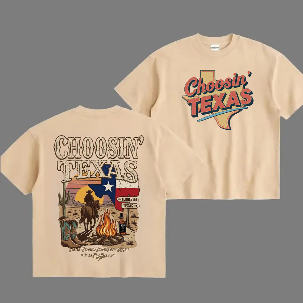 Ella Choosin' Texas T-Shirt, Lone Star State of Mind Tee