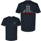 343 Never Forget T-Shirt, 9/11 Tribute Graphic Tee