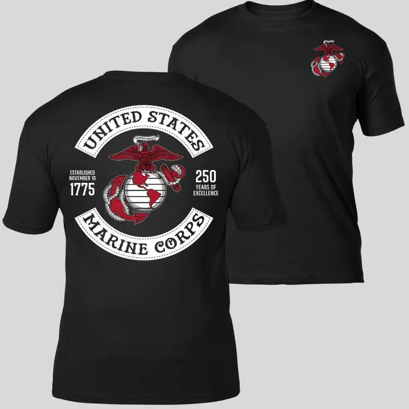US Marine Corps 250 Years T-Shirt