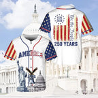 USA 250 Years Baseball Jersey