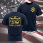 Marine Corps First Muster Was At The Bar Shirt, Tun Tavern Philadelphia 1775 Marine History Tee