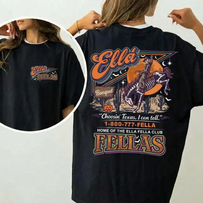 Retro 1-800-777-FELLA - Halloween Tee