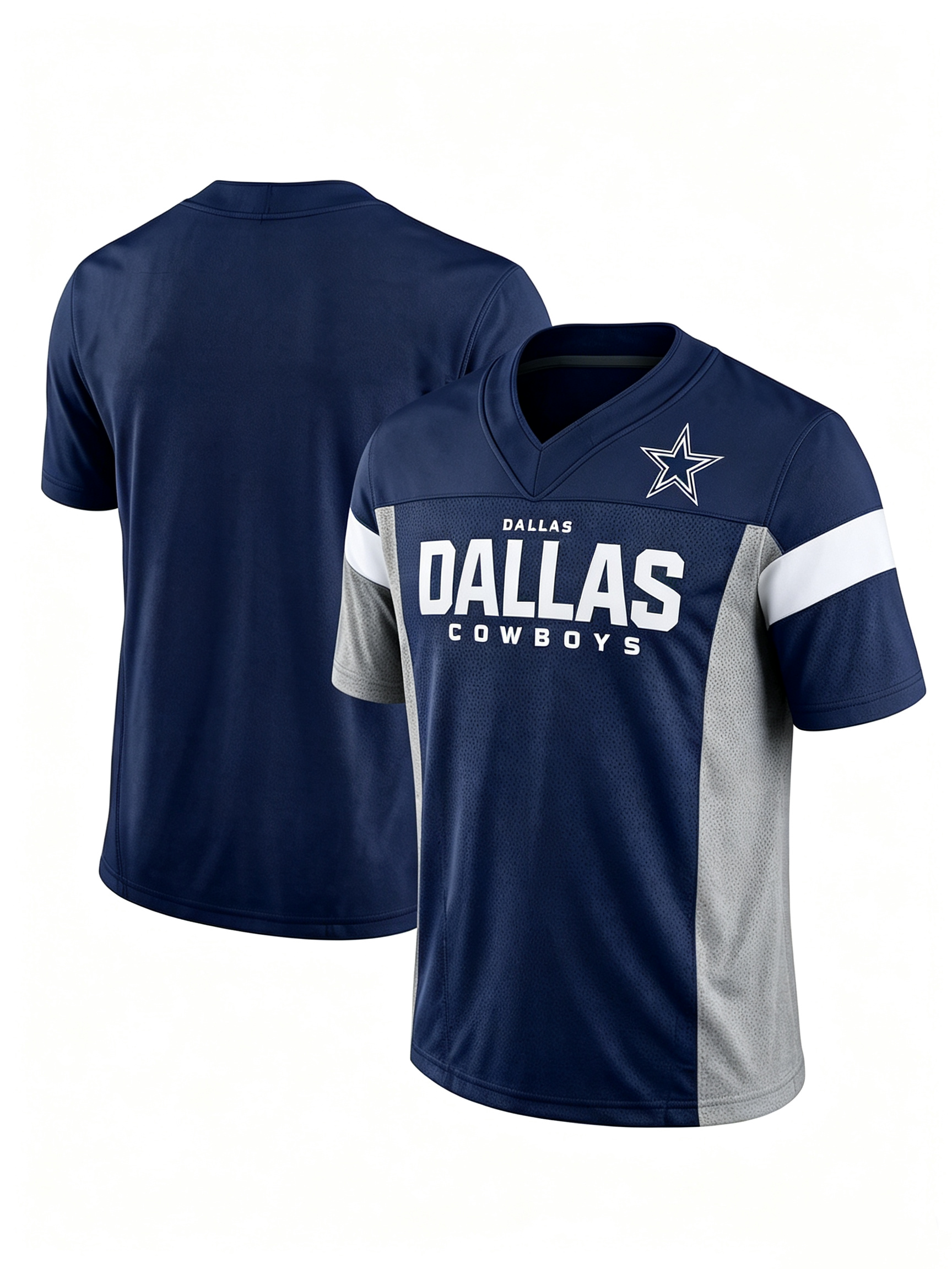 Men's Football Short-Sleeve Polo Shirt